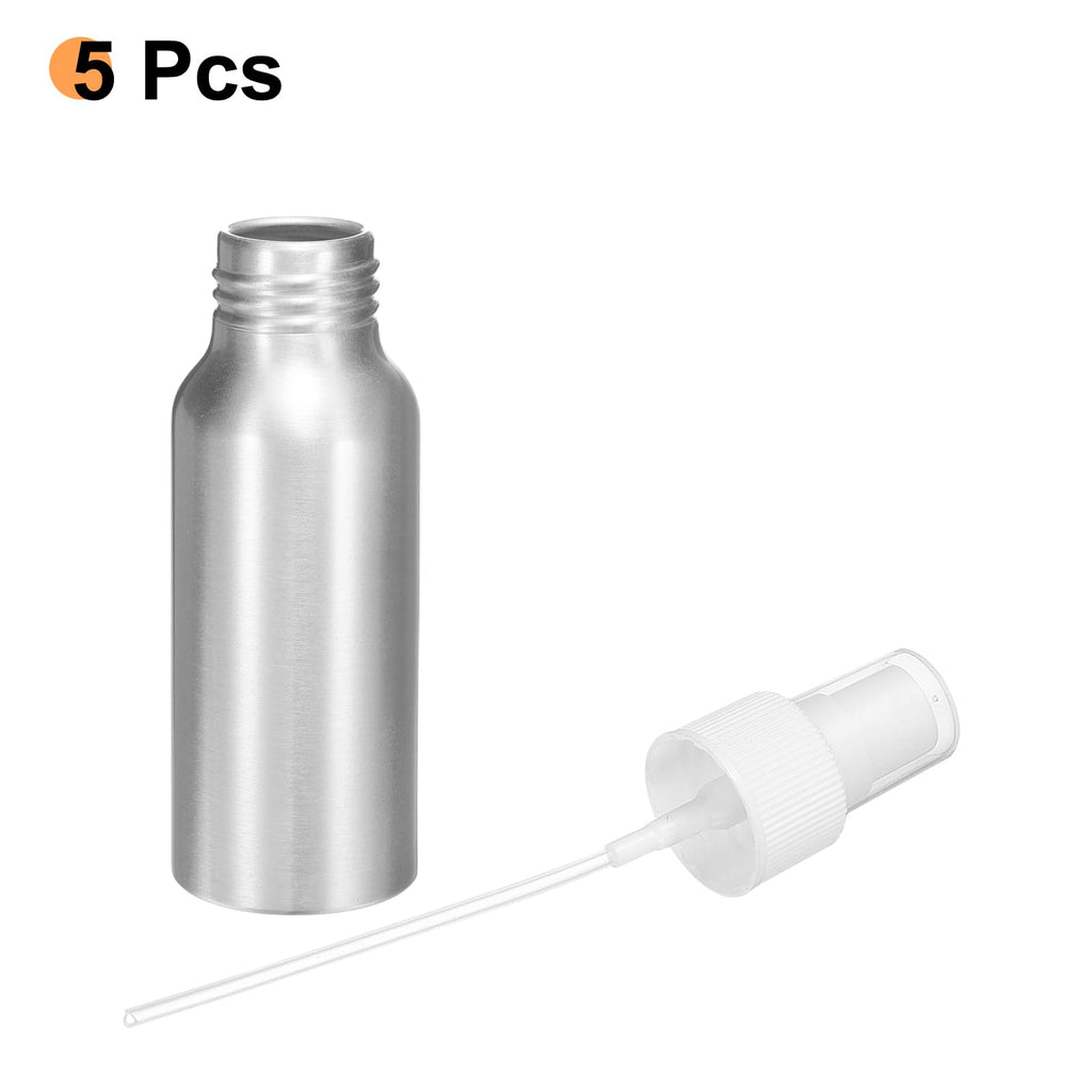5 Pc 80 ml Aluminum Fine Mist Spray Bottles A620222