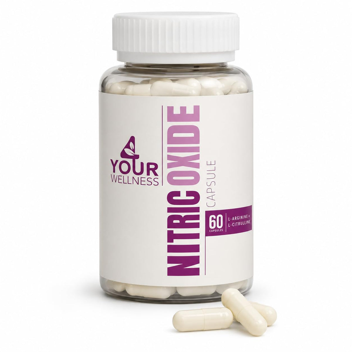 Nitric Oxide Capsules L Arginine L Citrulline 60 Count I545