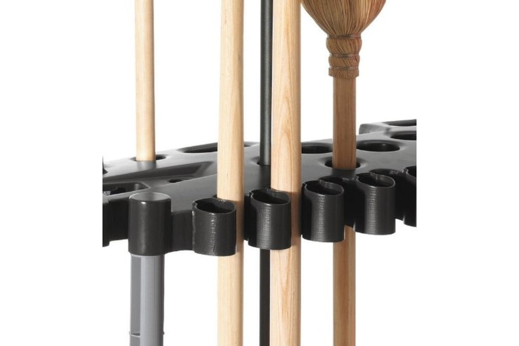 Black Wheeled Garage Tool Tower Rack L965706