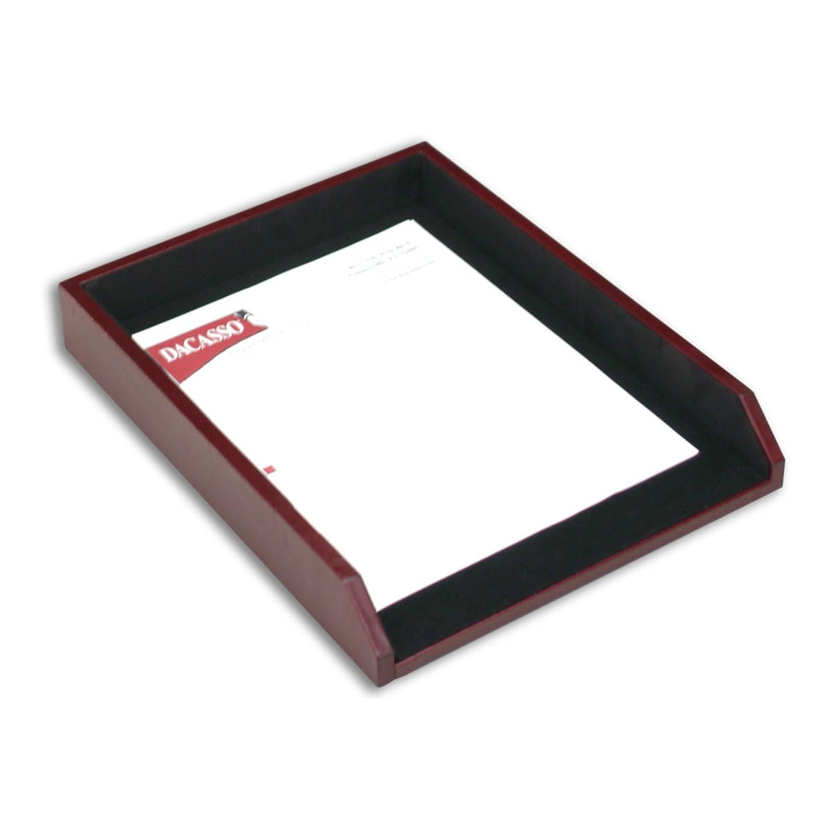 Burgundy Leather 7-Piece Desk Set A5455