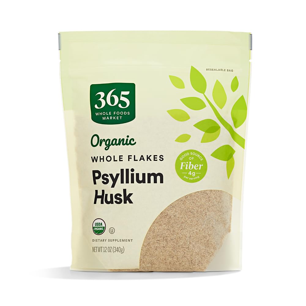 Organic Psyllium Husk 12 Ounce U248