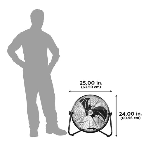 20 Inch 3-Speed High Velocity Wall Fan W9960
