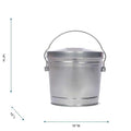 Galvanized Trash Can with Lid M854204