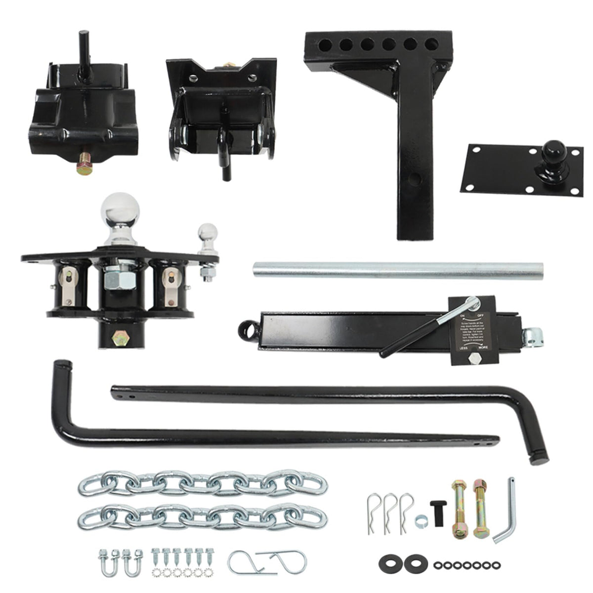 1000 lbs Weight Distribution Hitch Kit with Sway Control 2-in Shank K74499