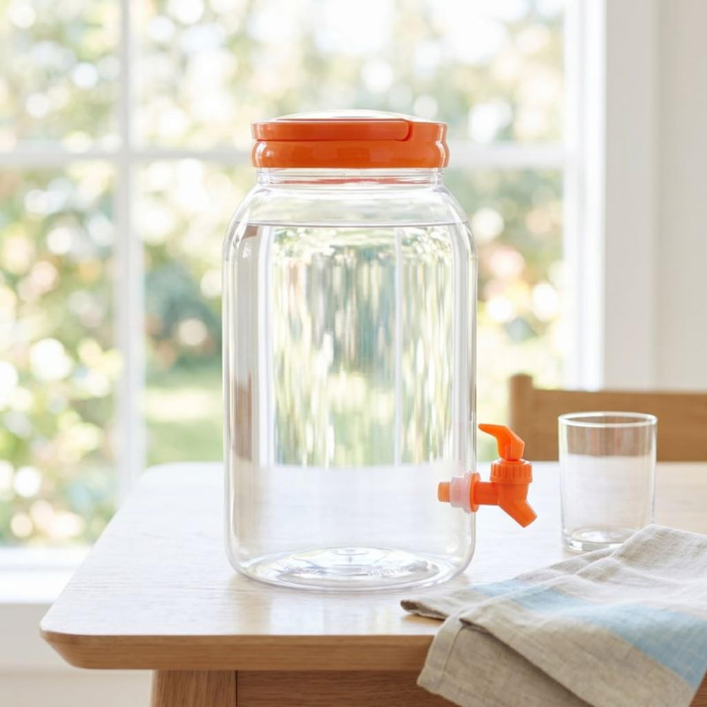 Clear 3.8L Beverage Dispenser with Spigot V362734