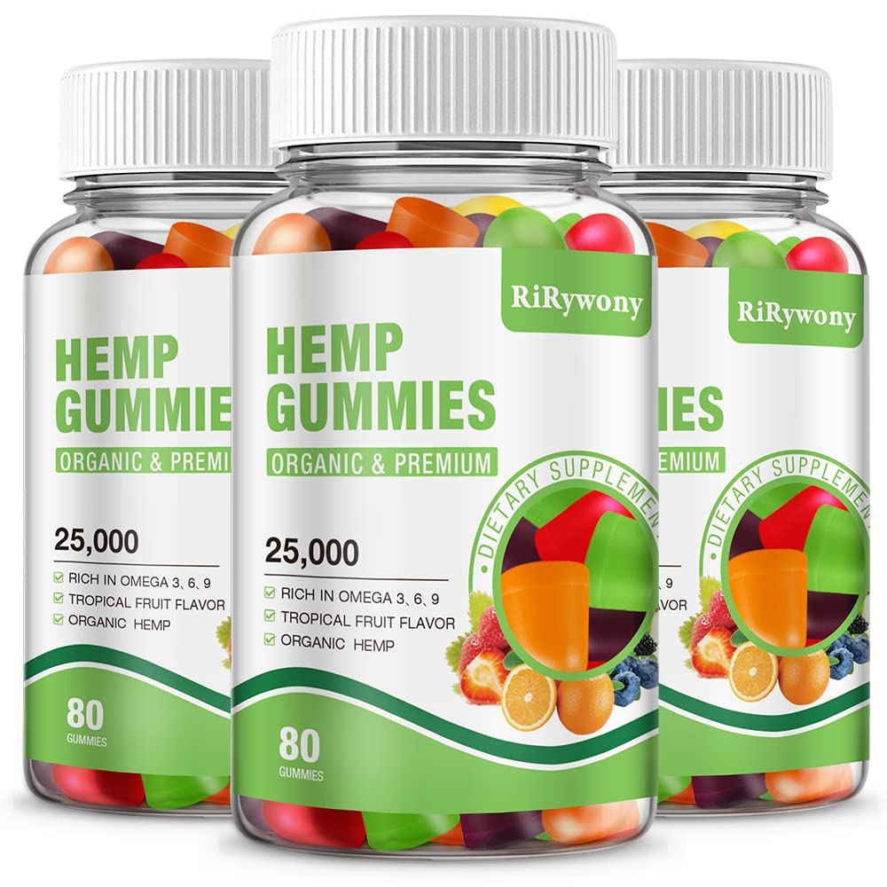 Hemp Gummies 3 Packs 240 Counts O637106