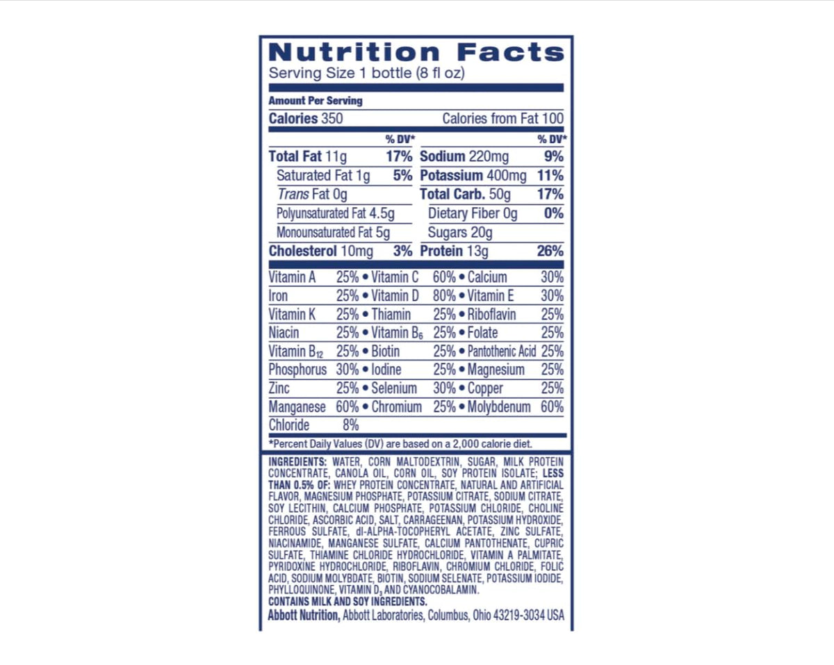 Creamy Milk Chocolate Shake 24 x 8 Ounce Bottles J971002