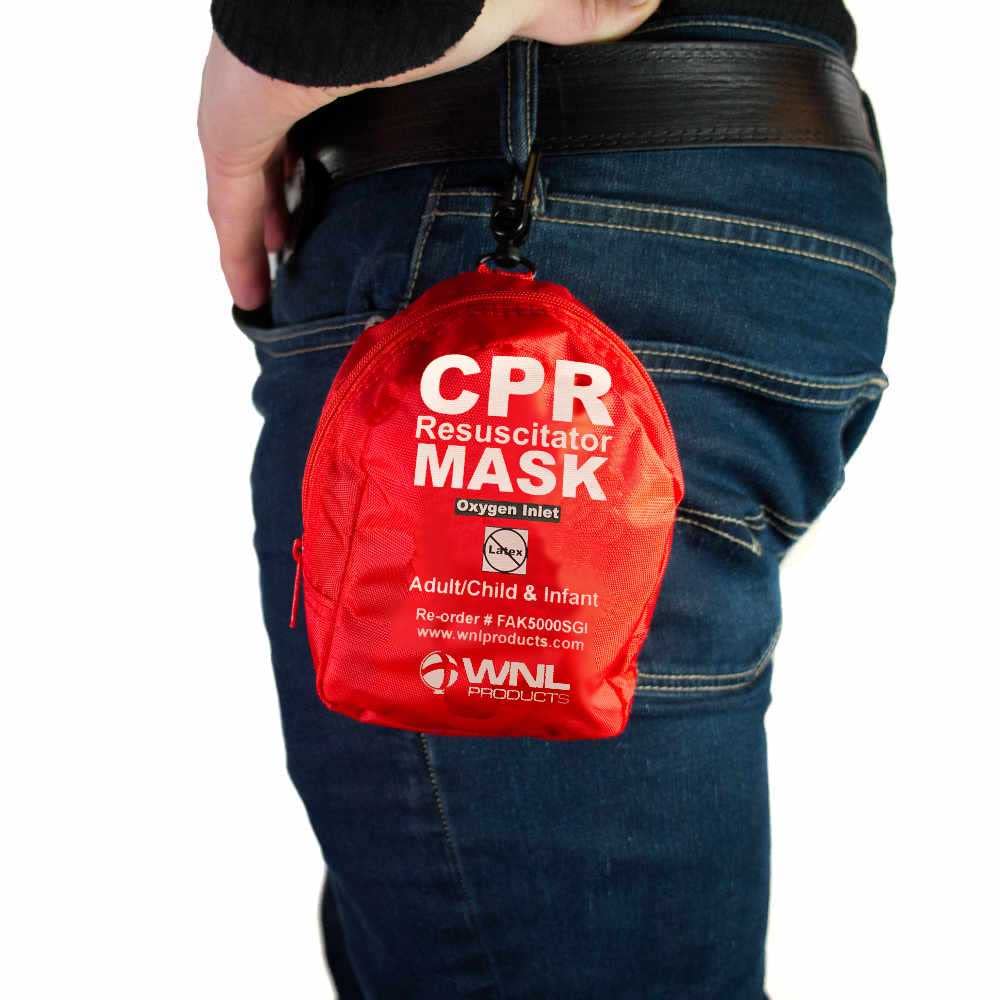 CPR Compression Rate Wrist Monitor & Soft CPR Mask N321