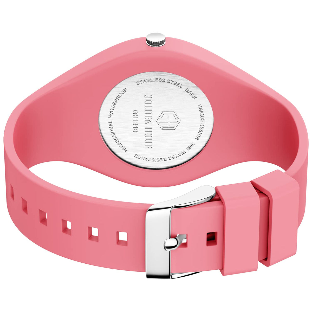 Waterproof Analog Unisex Watches Silicone Strap M422732