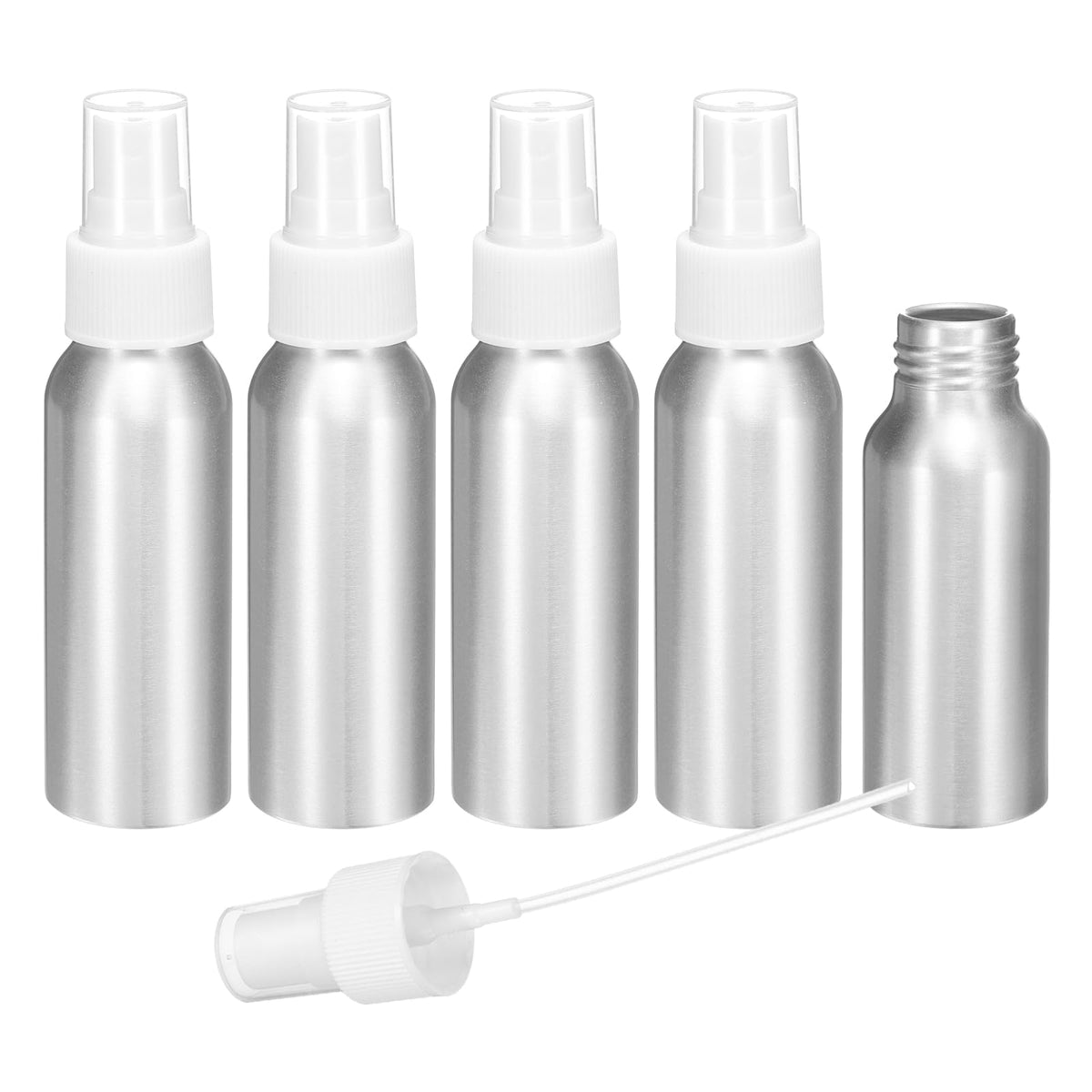 5 Pc 80 ml Aluminum Fine Mist Spray Bottles A620222