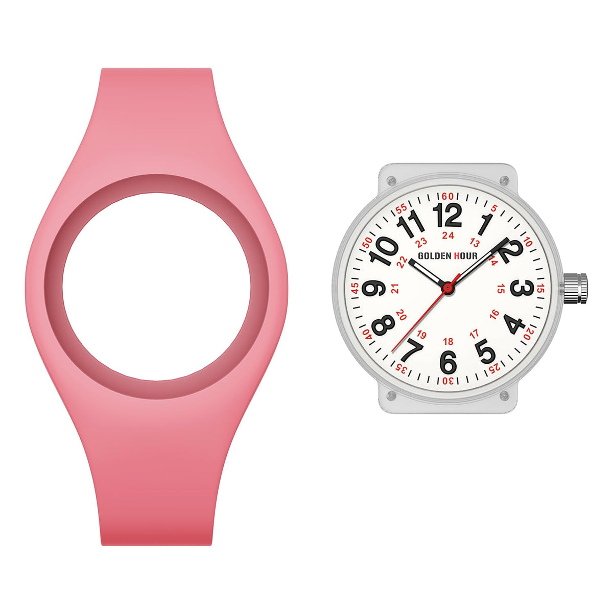 Waterproof Analog Unisex Watches Silicone Strap M422732