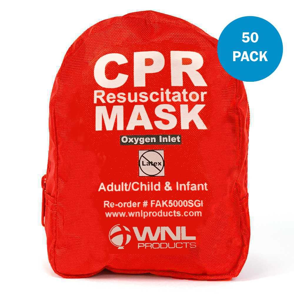 CPR Compression Rate Wrist Monitor & Soft CPR Mask N321