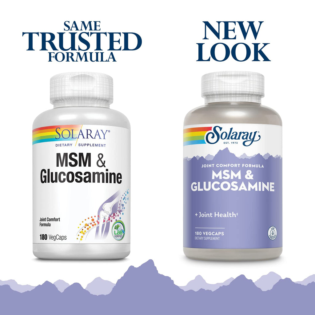 MSM & Glucosamine, 180 Capsules G339