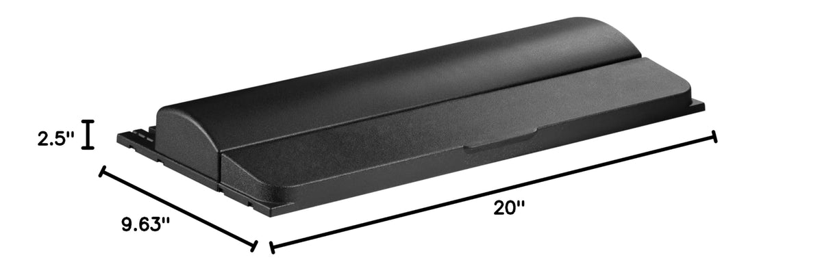 Black 20 Inch LED Aquarium Hood Y70346