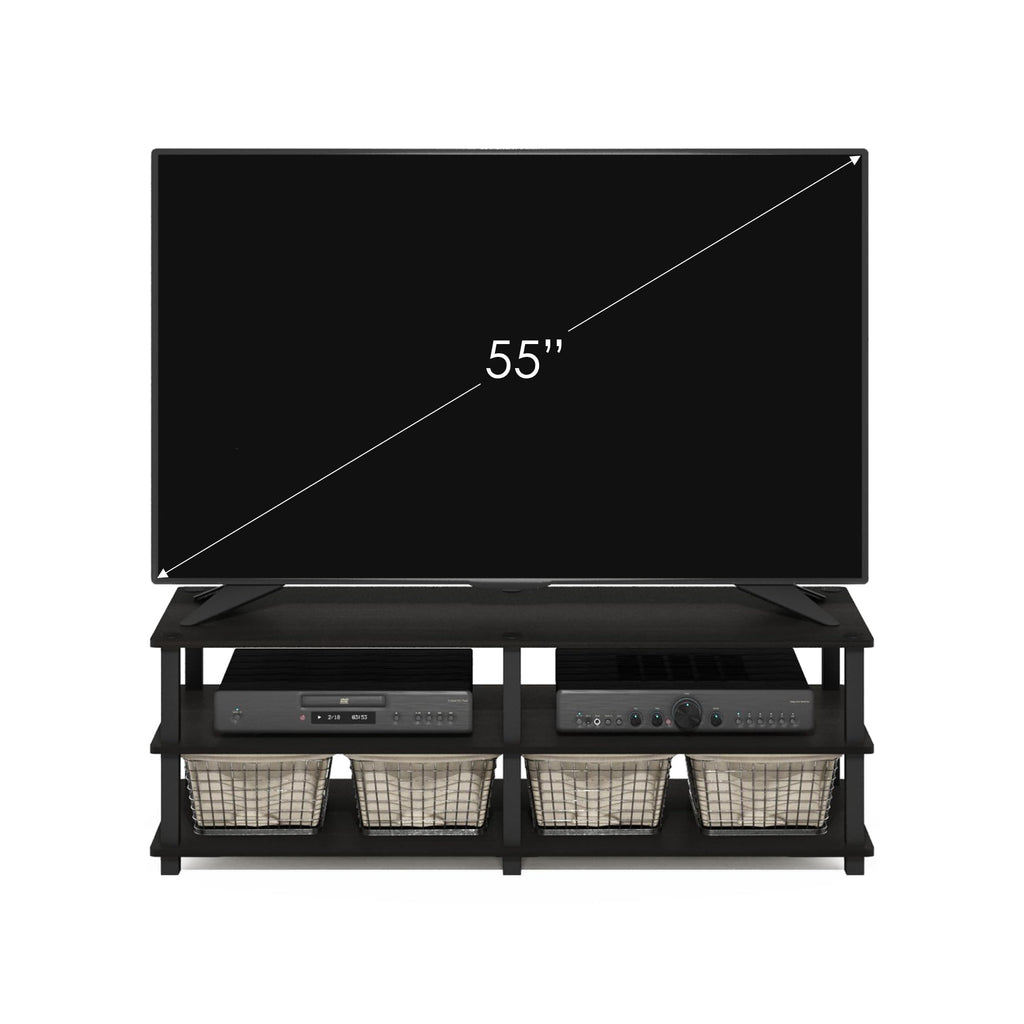 3-Tier TV Stand with Storage Shelf G23124