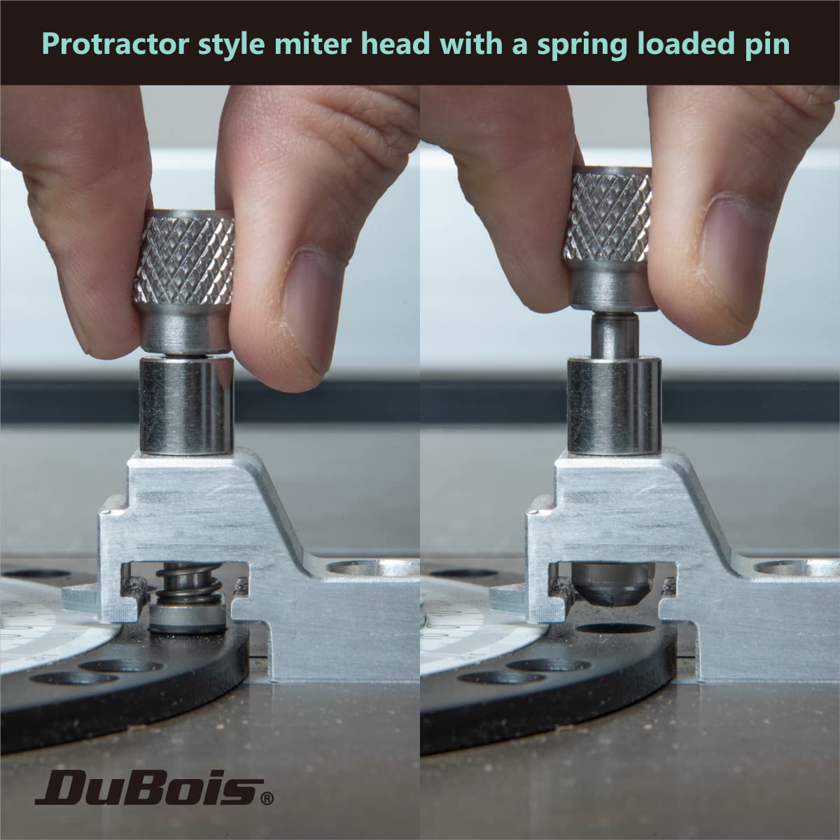 Table Saw Miter Gauge with 13 Angle Stops J1773