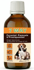 7-Way Dewormer Liquid for Dogs & Cats, 3.38 fl oz E8951