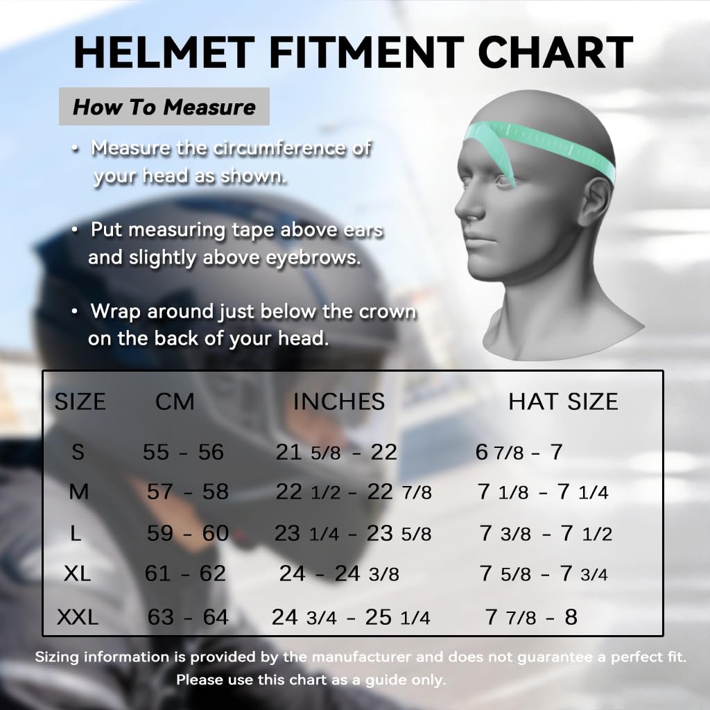 Full Face Dual Visor Motorcycle Helmet U273