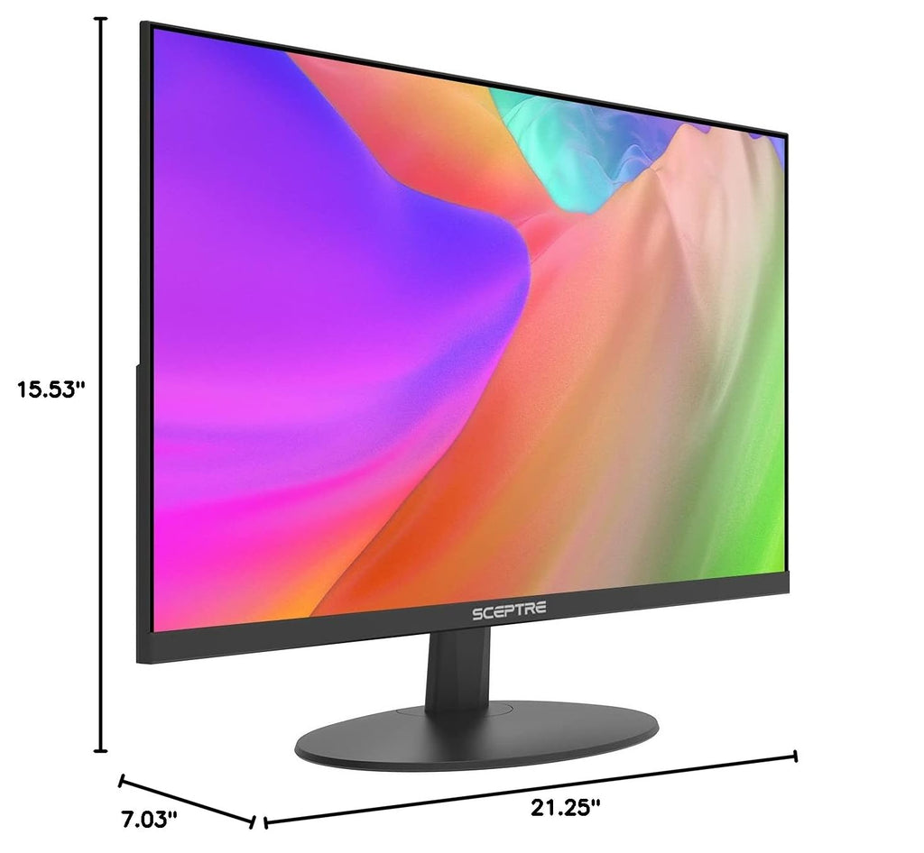24-Inch IPS LED Computer Monitor 1080p 75Hz Black R478