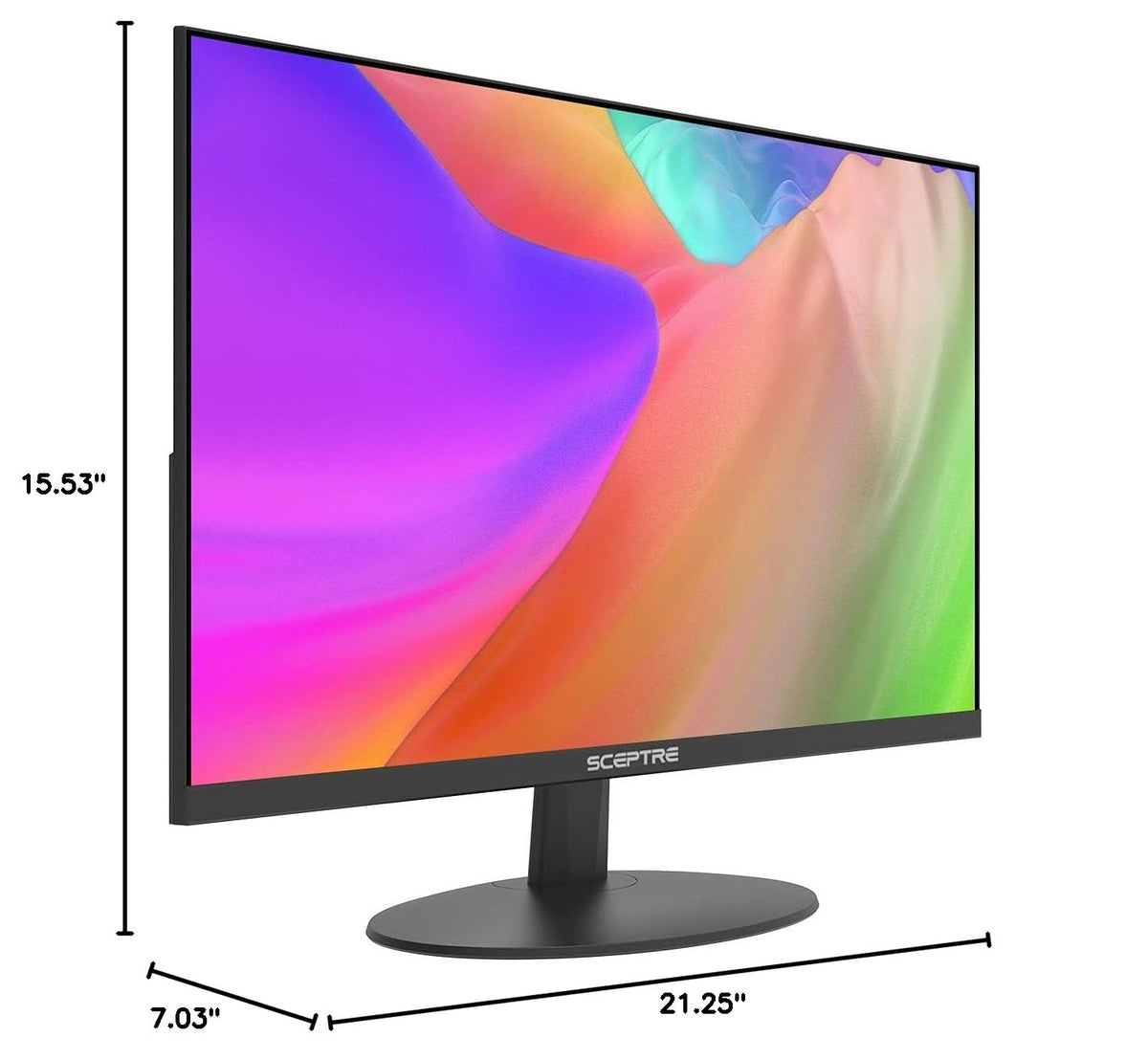 24-Inch IPS LED Computer Monitor 1080p 75Hz Black R478