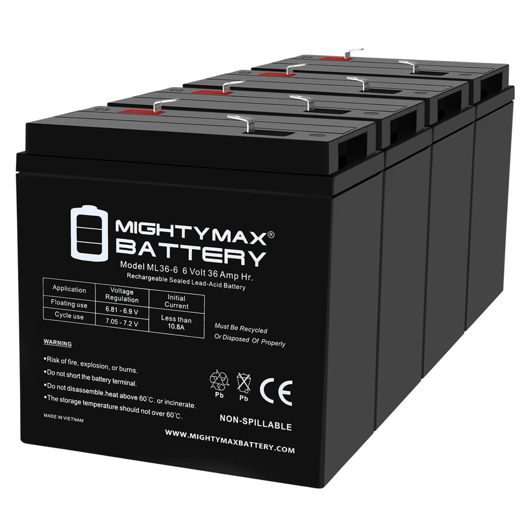 6V 36Ah AGM F2 Terminal Battery X574