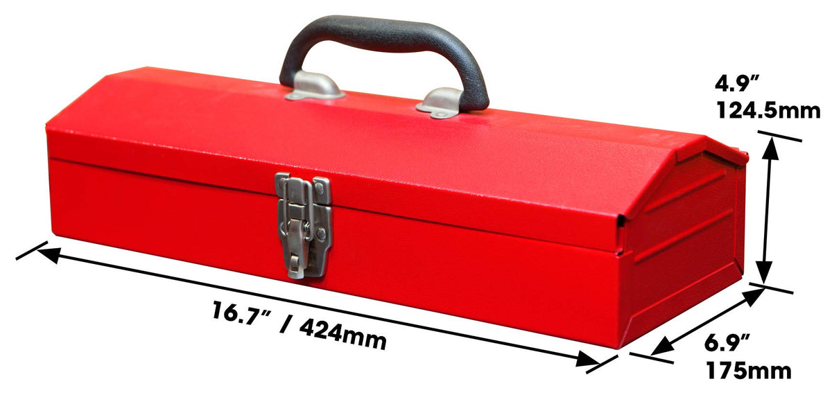 Metal Portable Steel Tool Box Organizer O446
