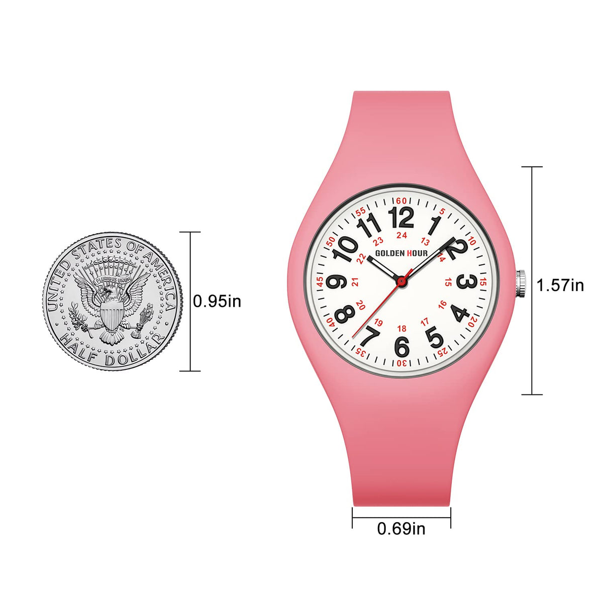 Waterproof Analog Unisex Watches Silicone Strap M422732
