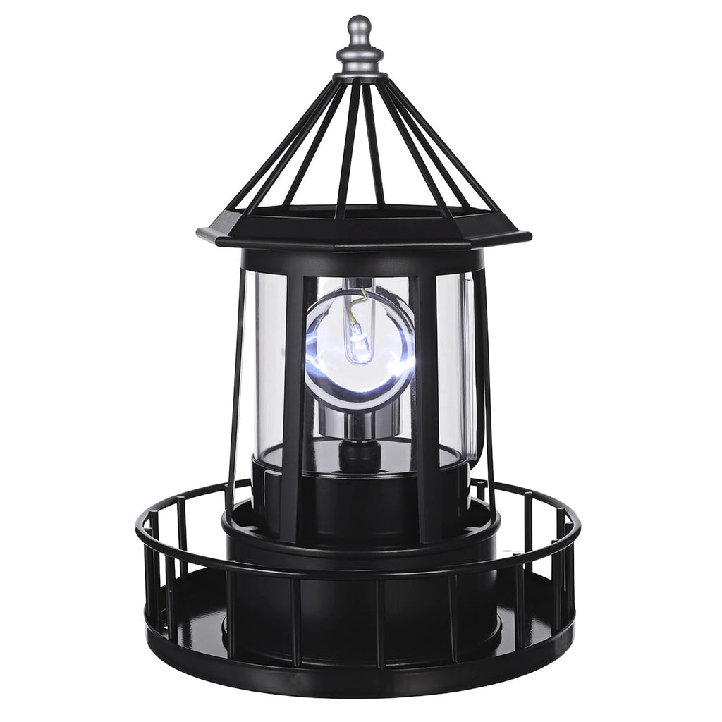 Solar Powered Rotating Lighthouse Decor Lamp G32821