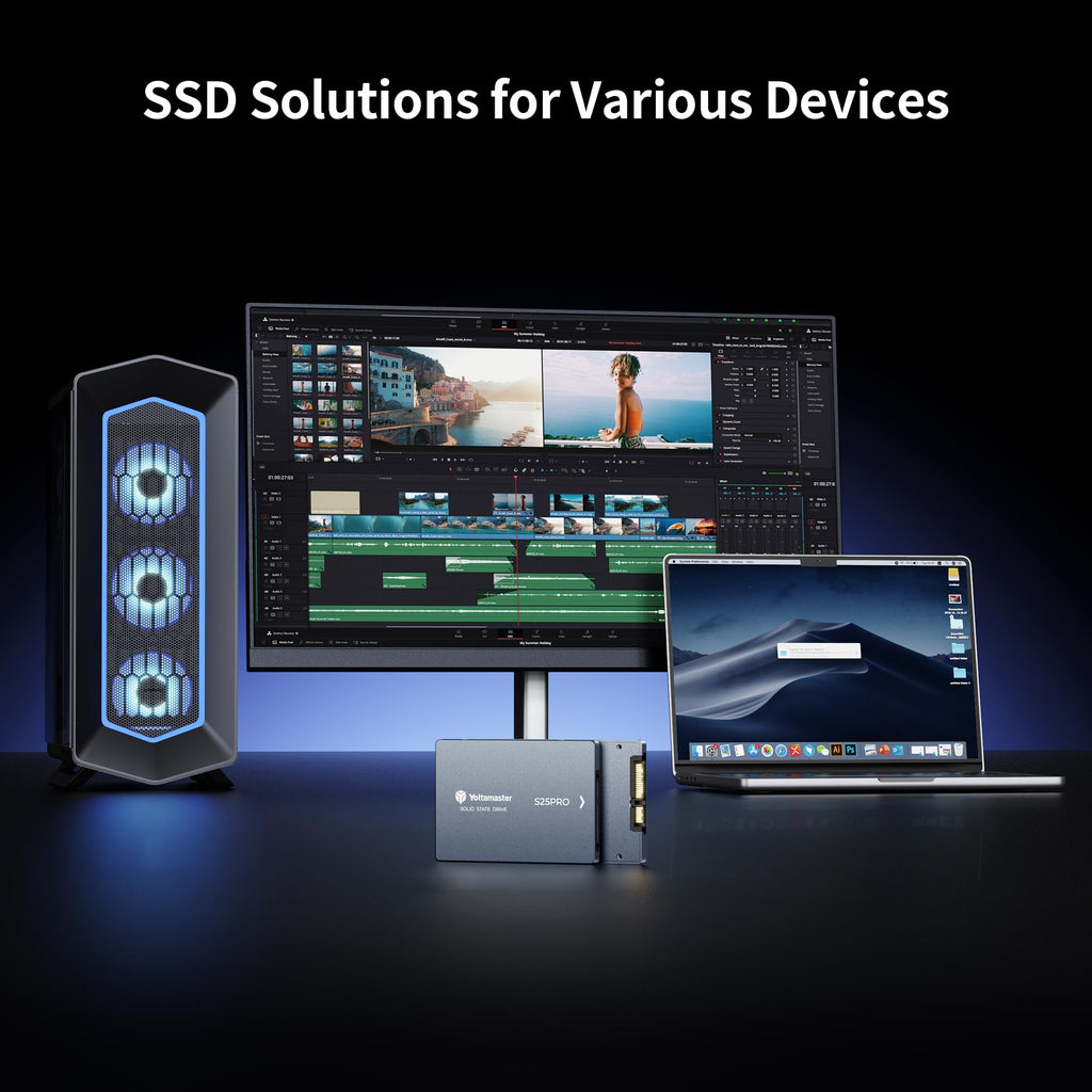 1TB 2.5" SATA III Aluminum Internal SSD V74516