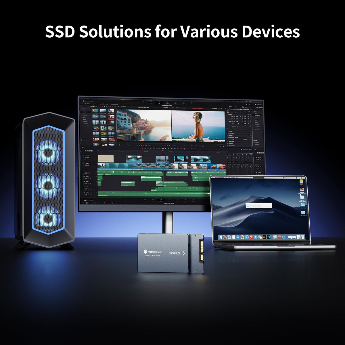 1TB 2.5" SATA III Aluminum Internal SSD V74516