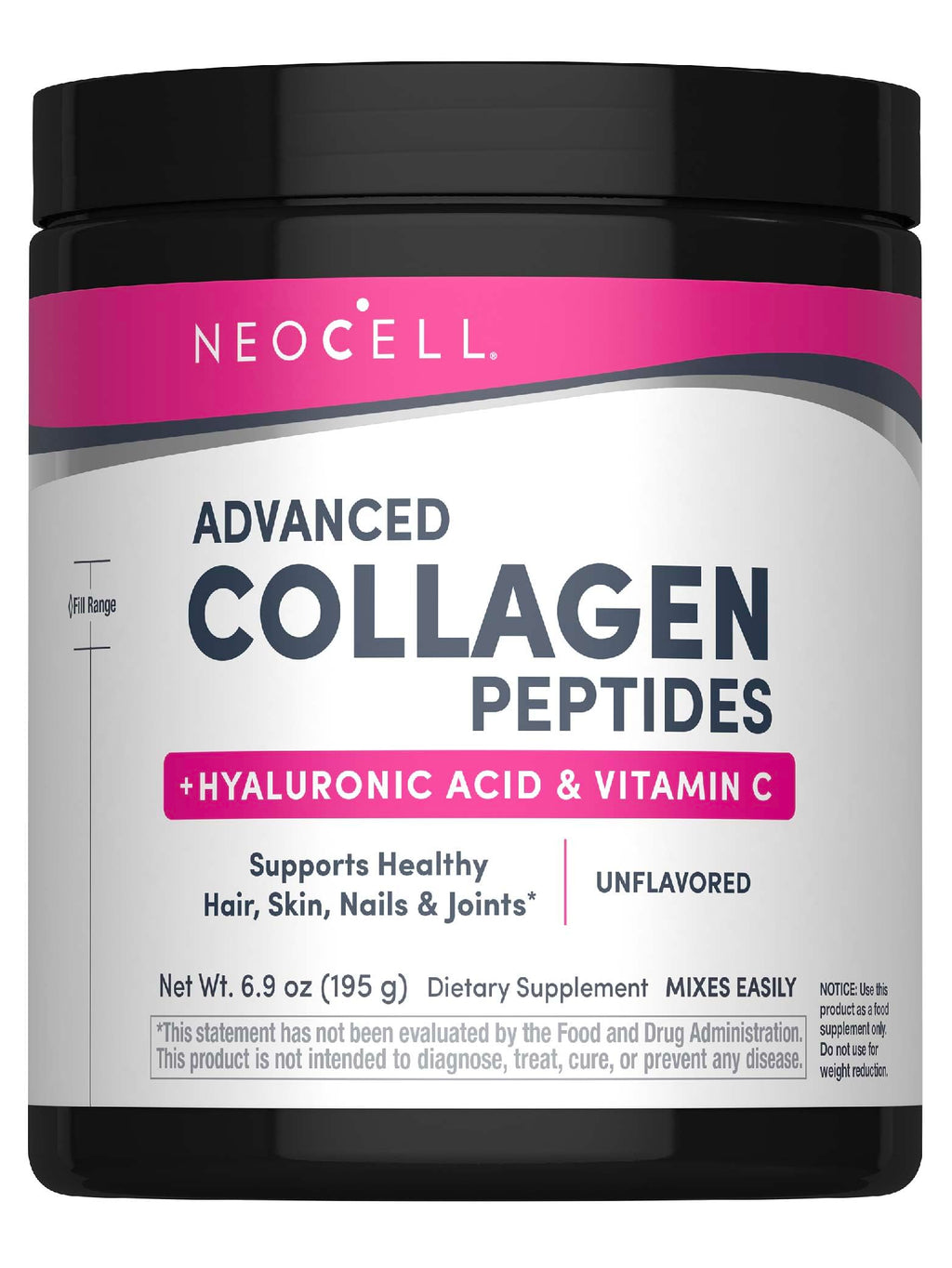 Collagen Peptides Powder 6.9 oz Unflavored Supplement L330919