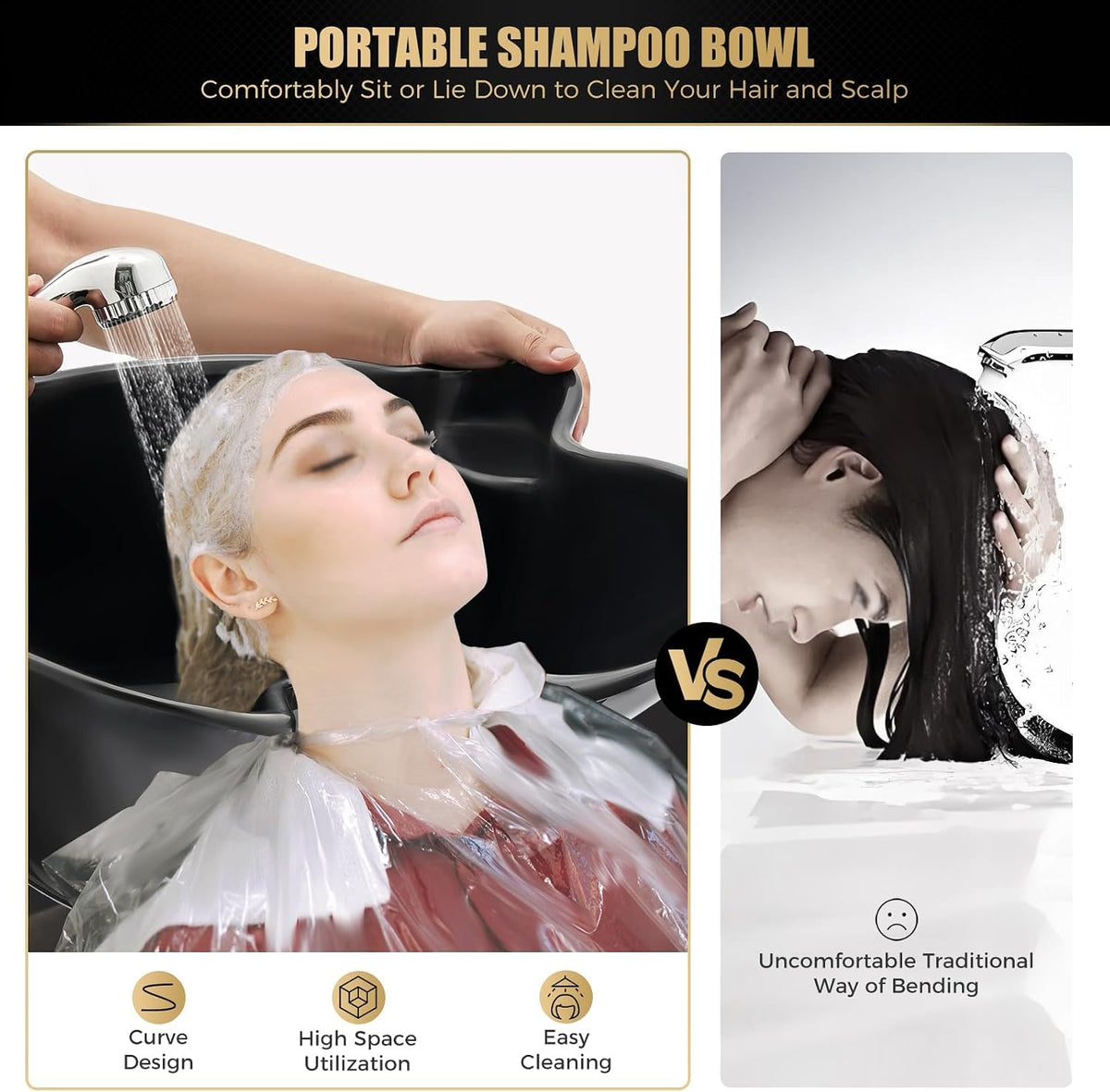 Portable Salon Shampoo Bowl with Electric Pump S980
