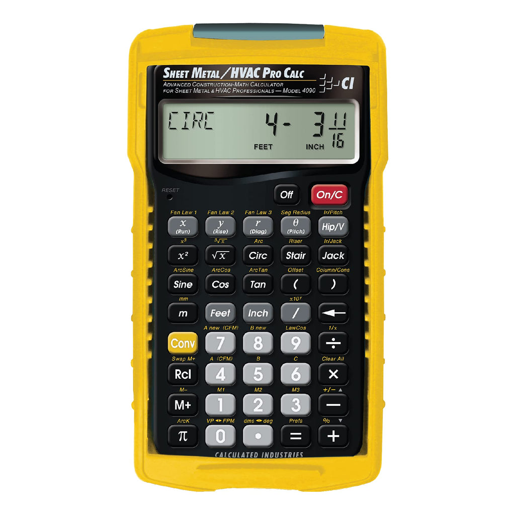 Sheet Metal HVAC Calculator M315835