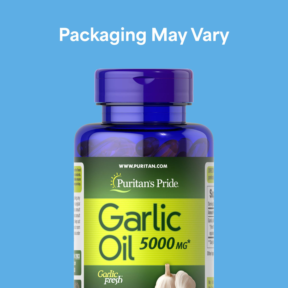 Garlic 5000mg 250 Softgels F196716