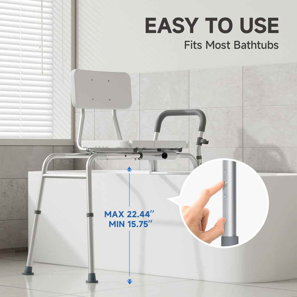 Sliding Shower Chair 350 Lb Capacity J573522
