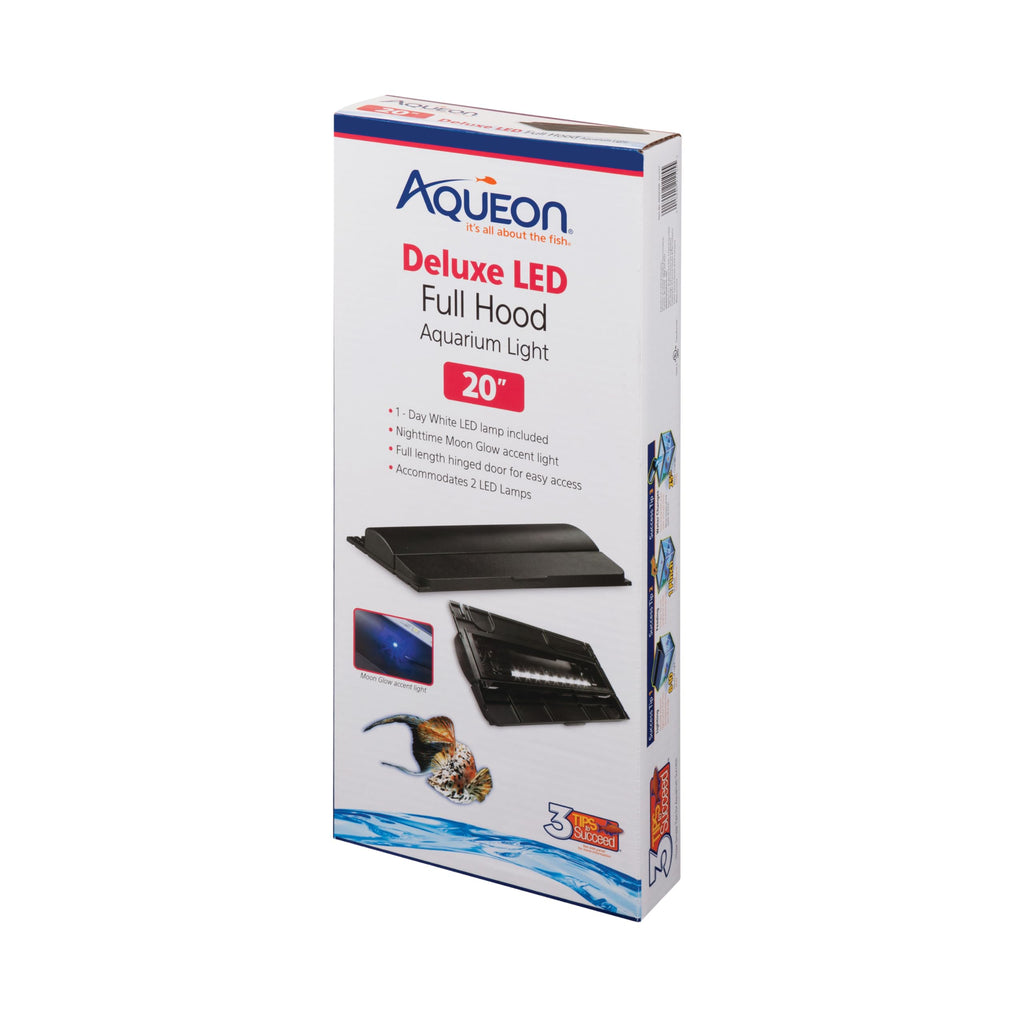 Black 20 Inch LED Aquarium Hood Y70346