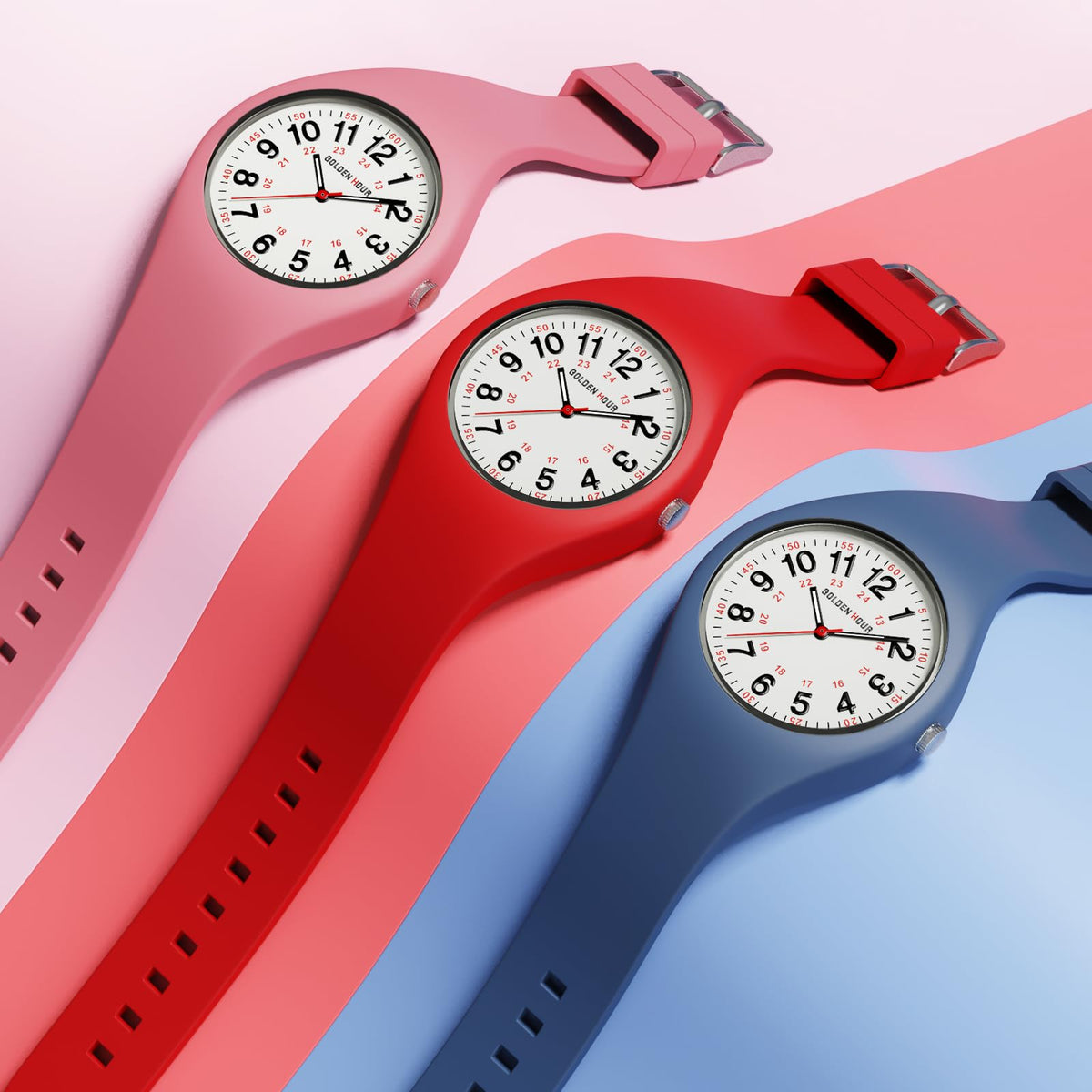 Waterproof Analog Unisex Watches Silicone Strap M422732