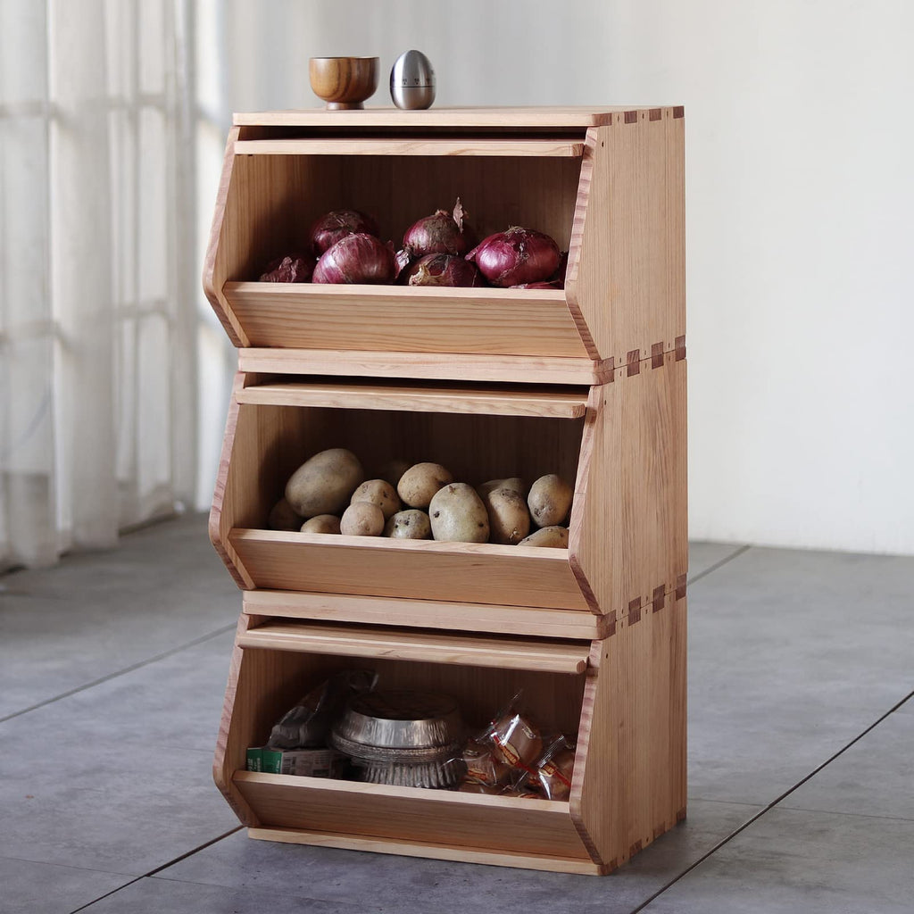 Solid Wood Storage Chests with Lids K15256