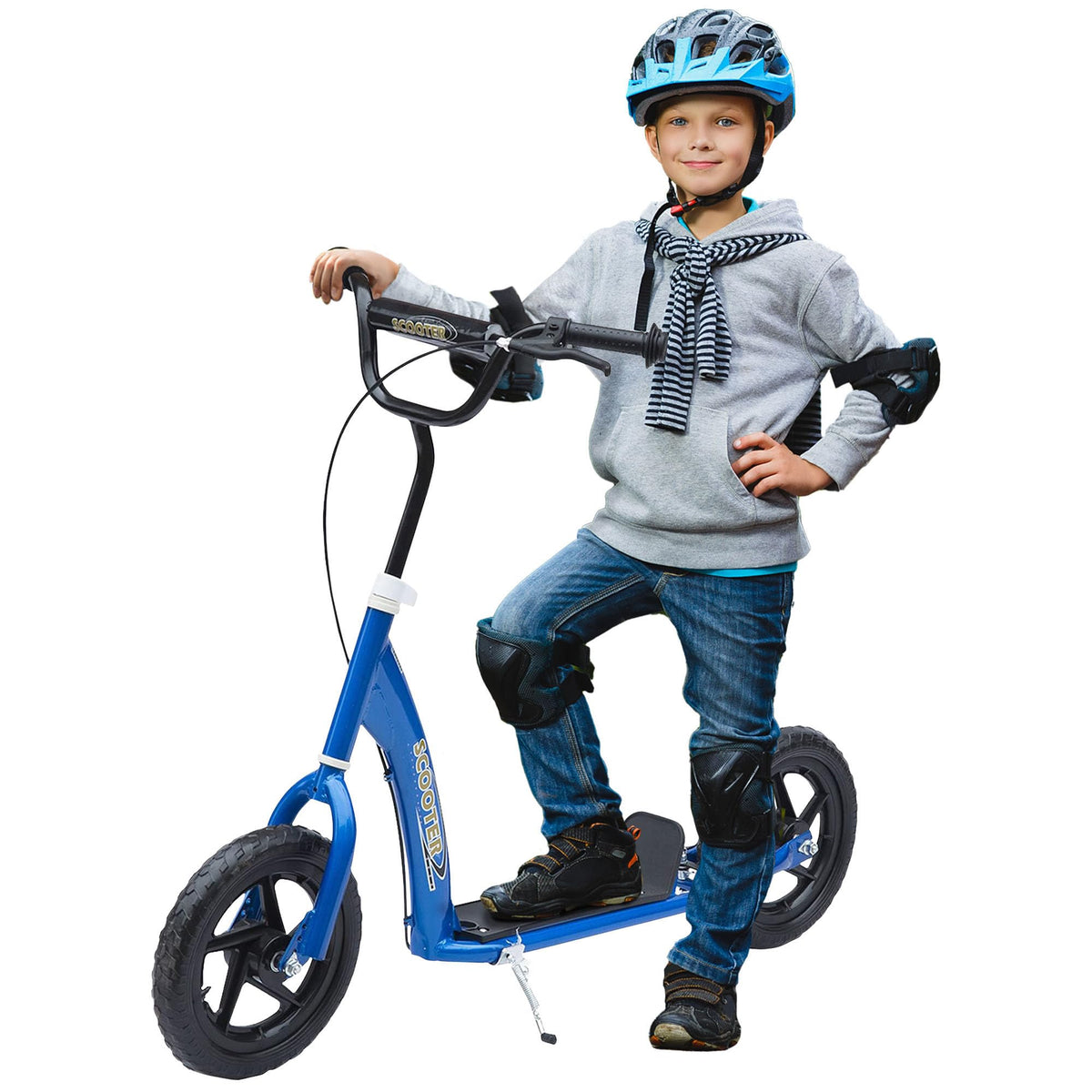 Kick Scooter for Kids 5-12 Years Old 12" EVA Tyres X904308