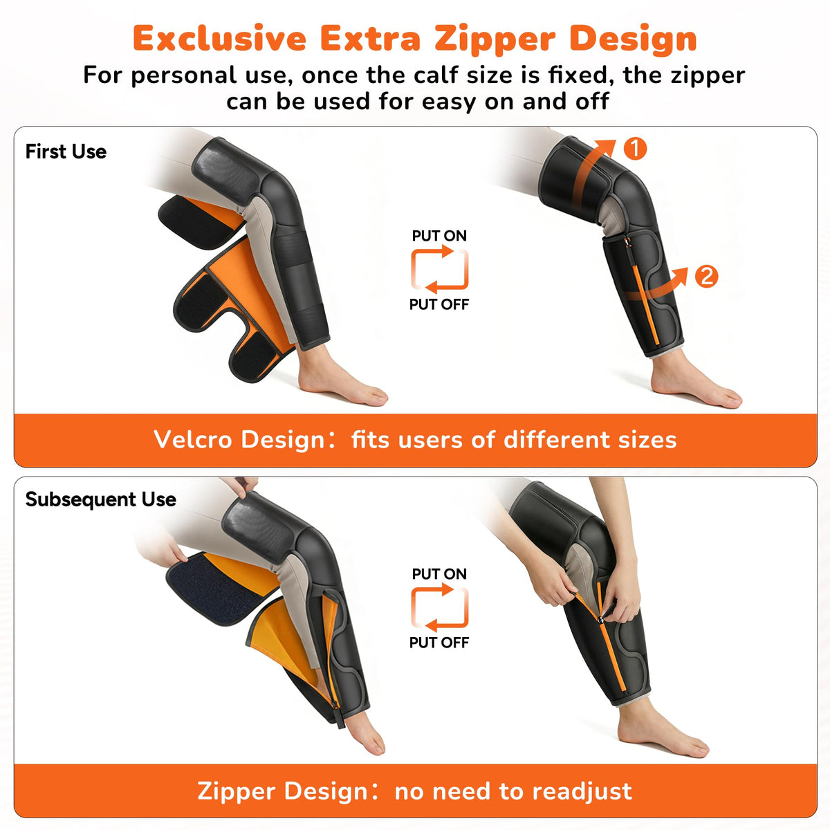 Air Compression Leg Massager with Heat U52644