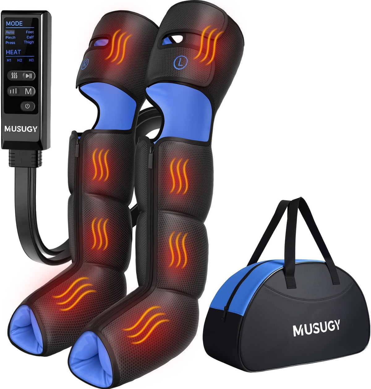 Leg Compression Massager with Heat H13061
