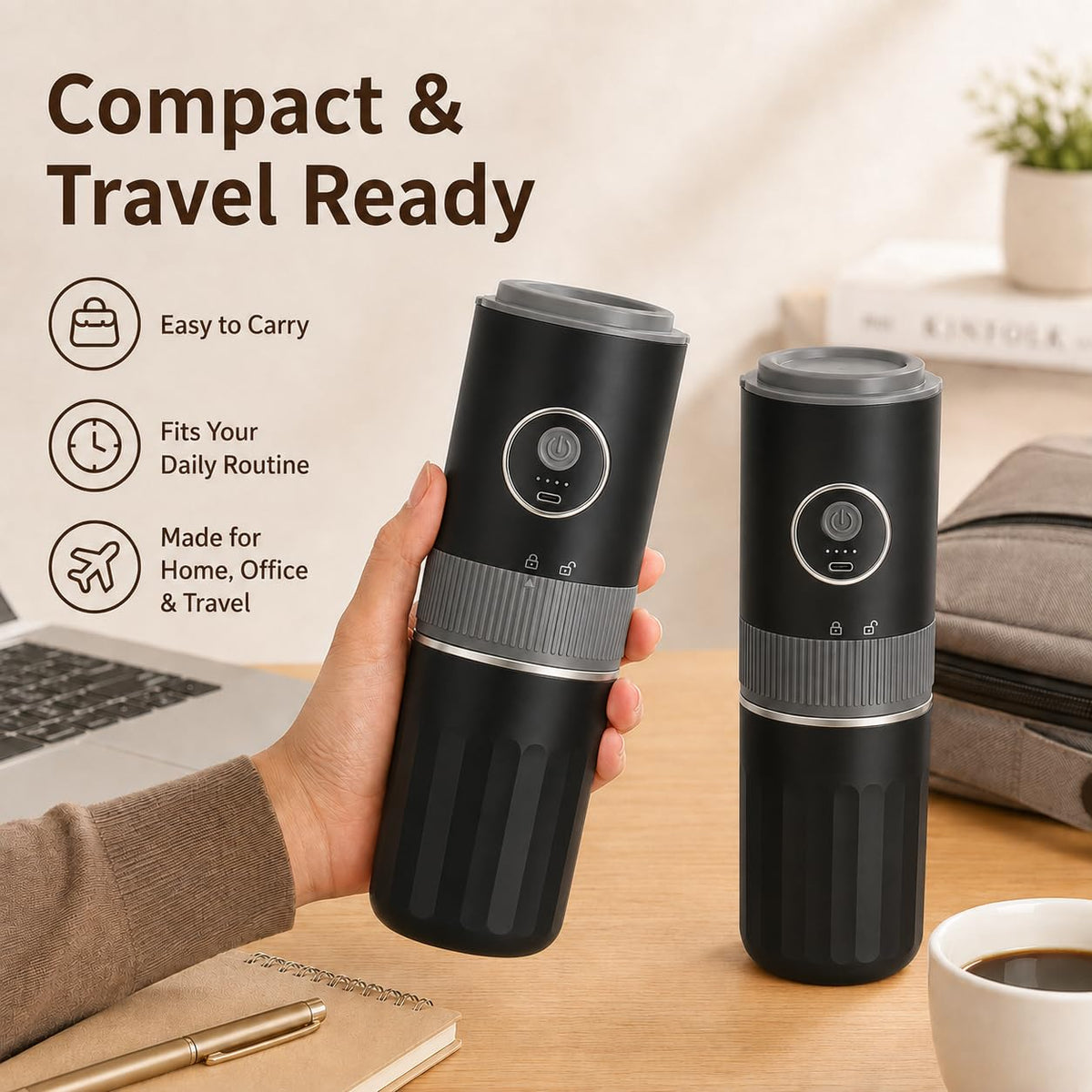 Portable Electric Coffee Grinder and Brewing Kit O5250