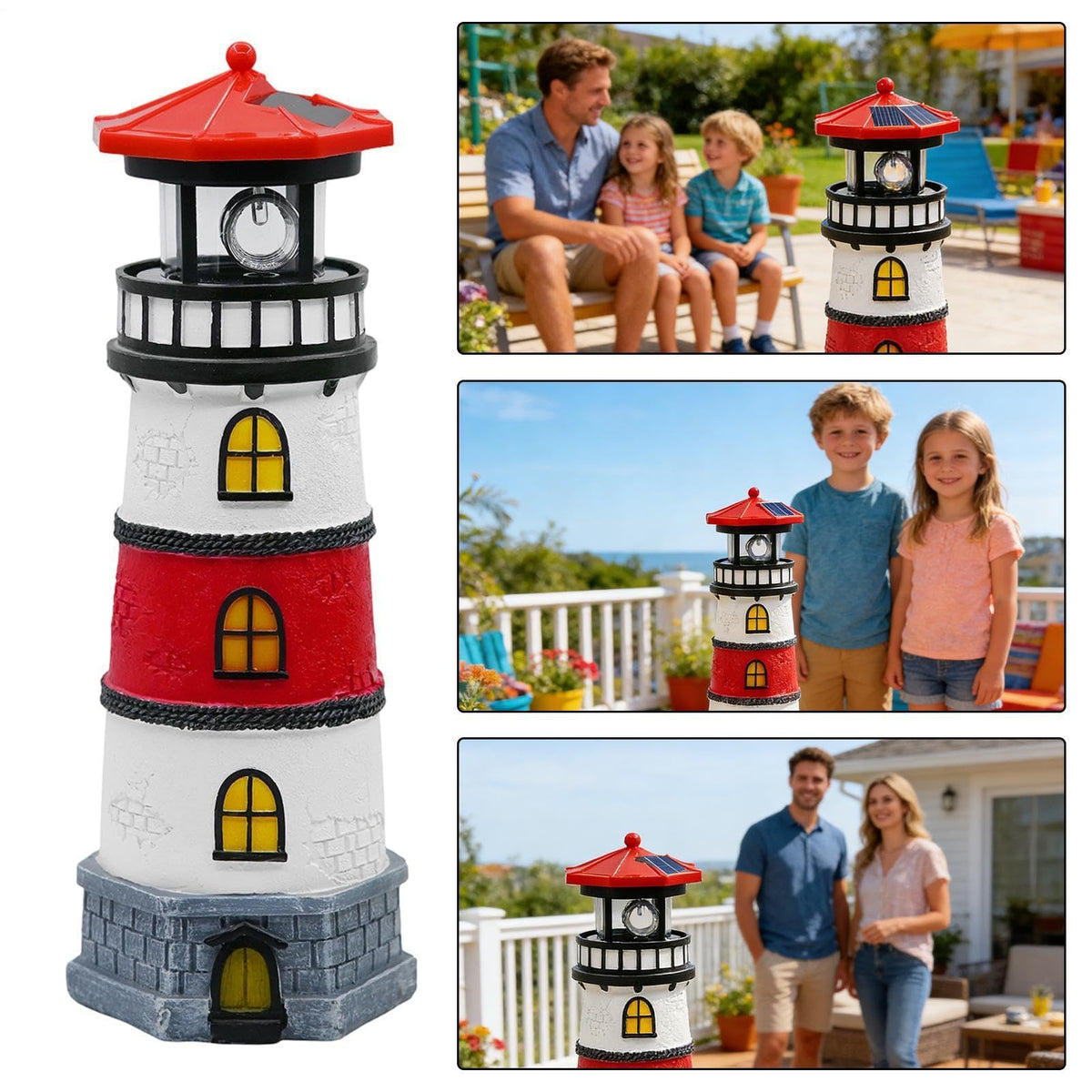 Solar LED Lamp Statue F396714