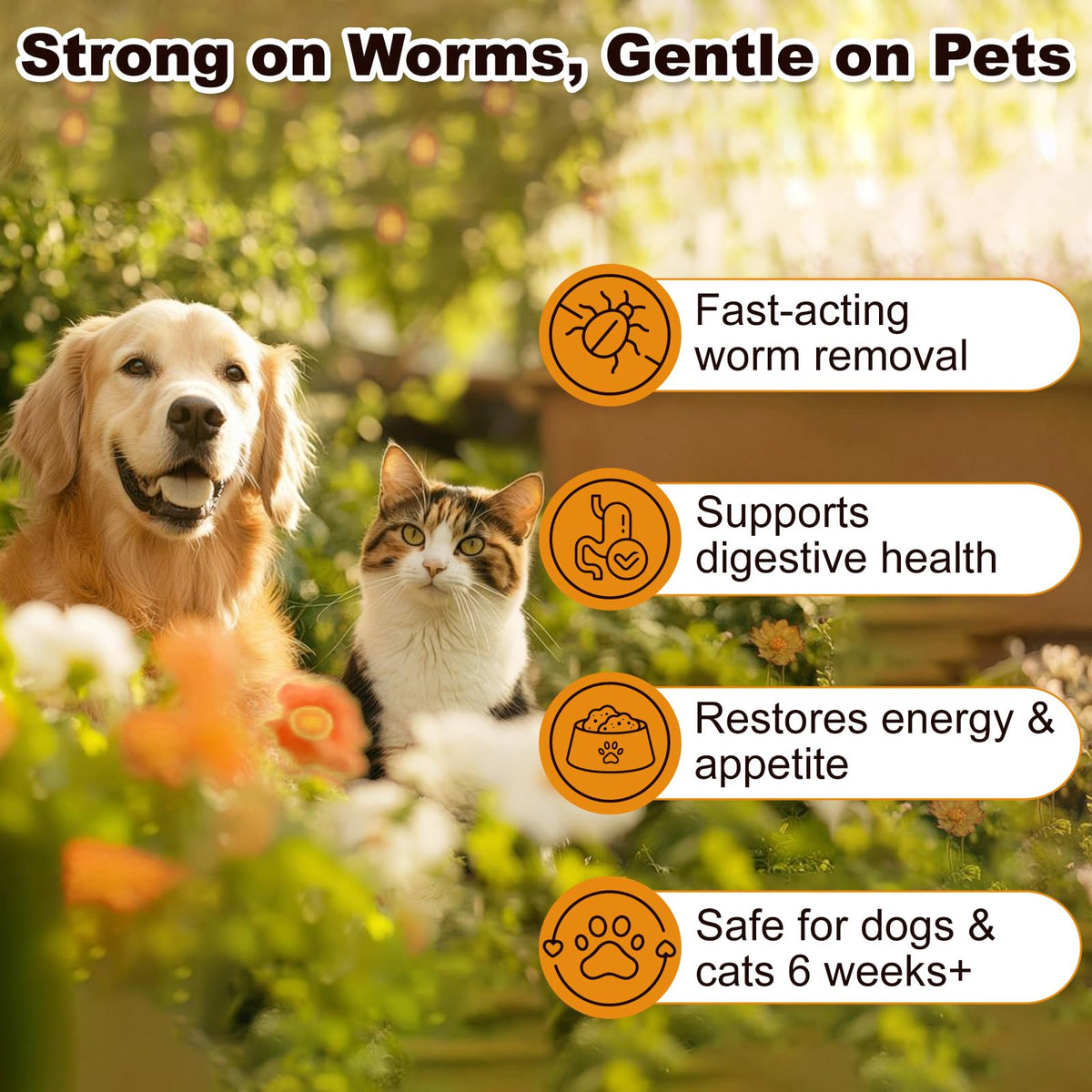 7-Way Dewormer Liquid for Dogs & Cats, 3.38 fl oz E8951