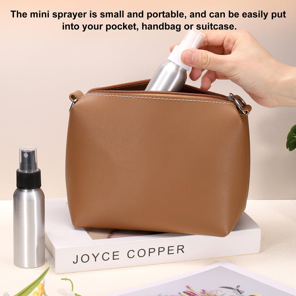 5 Pc 80 ml Aluminum Fine Mist Spray Bottles A620222