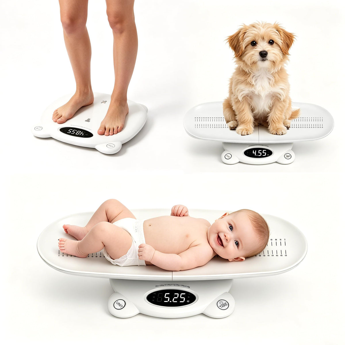 White Digital Baby Scale C6415