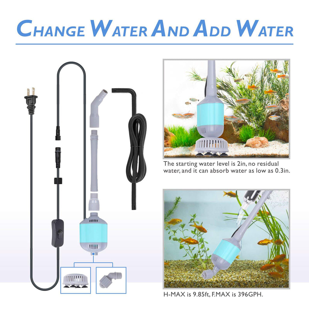 5 in 1 Aquarium Gravel Cleaner Tool Set 15W B5827