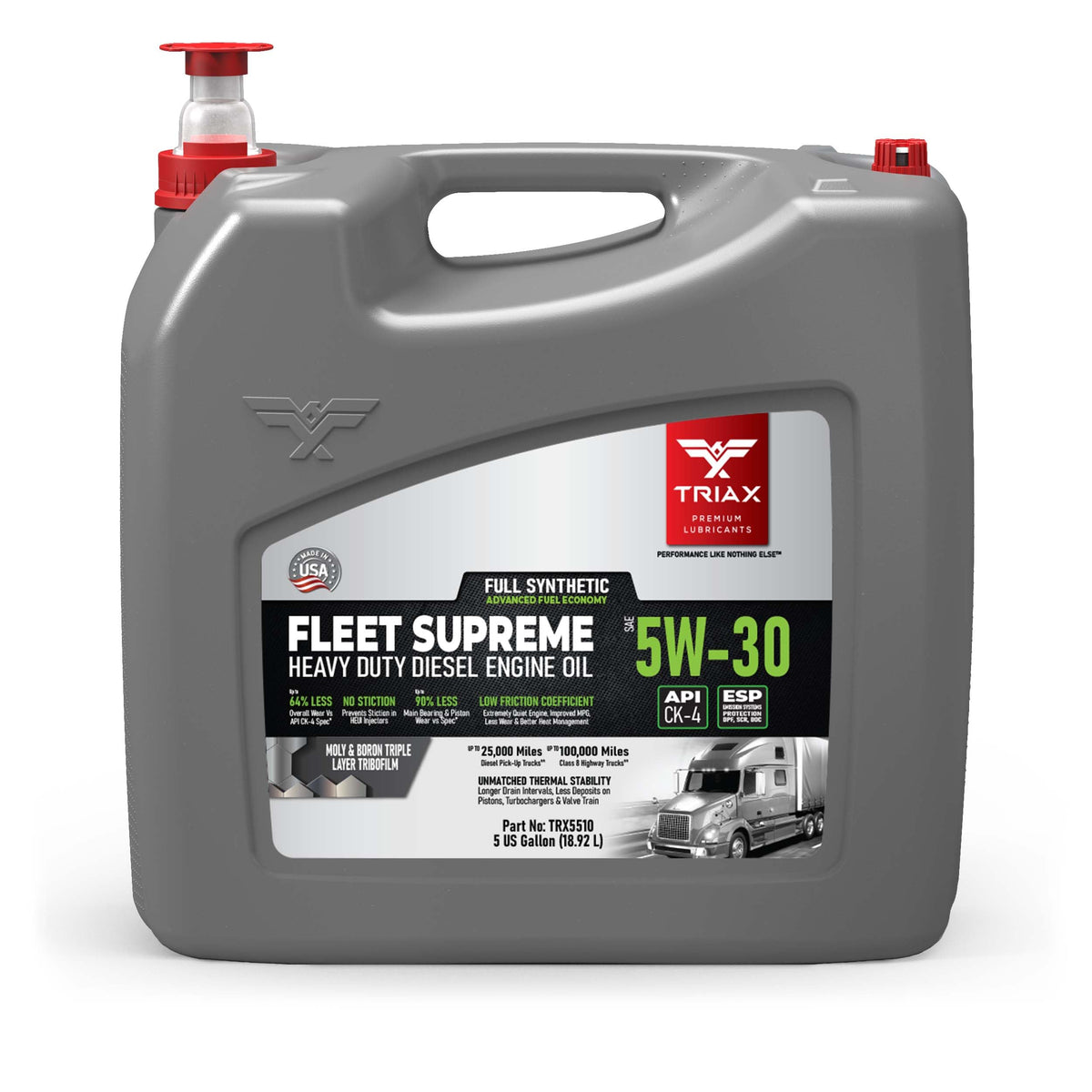 5W-30 Full Synthetic Diesel Engine Oil 5 Gallon S8298