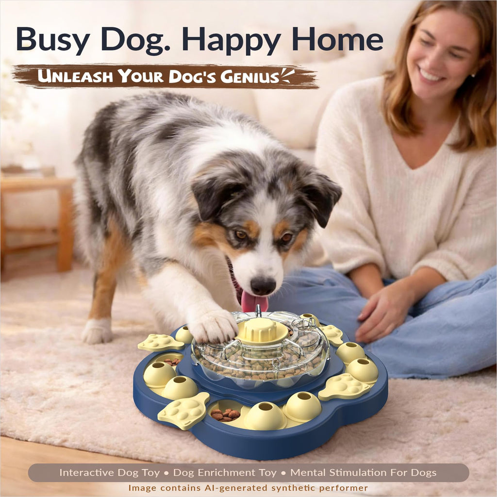 3-Level Dog Puzzle Toy Treat Dispenser E41868