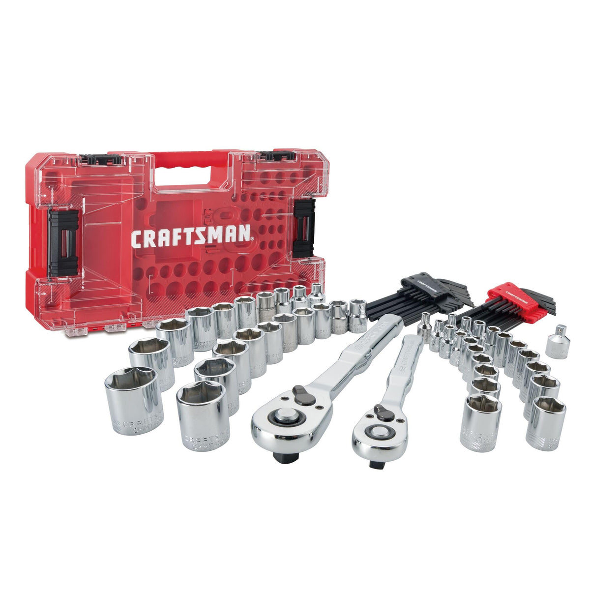 1/4 and 3/8 Inch Drive 71 Piece Mechanics Tool Set R5992